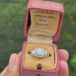 14K White Gold Halo Diamond Engagement Ring 1.47 TCW IGI Certified
