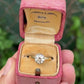 GIA Certified 1.38 Carat Antique Art Deco Period Solitaire Ring Size 6