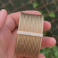 Charriol ALOR 18K Yellow Gold & Stainless Steel Pavé Diamond Wide Cable Cuff