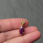 IGI Certified 14K Yellow Gold Pendant 4.50ct Natural Marquise-Cut Ruby