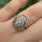 14K Yellow Gold Diamond Ring With VS2 Stones 0.41 Carats IGI Certified Size 6.5