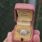 GIA Cert Art Deco Period Platinum 1.18 Carat Diamond Engagement Ring