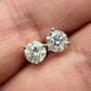 IGI Certified 14K Yellow Gold Diamond Stud Earrings | 1.00ct Total (0.50ct Each)