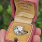 Fine Art Deco Period 2.47 Carats GIA Toi et Moi Diamond Engagement Ring