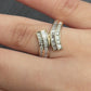 IGI Certified 10K Yellow Gold Diamond Bypass Ring – 0.65ct, Size 7
