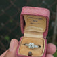Art Deco 1.37 CTW Old Euro Diamond Engagement Ring 14K White Gold With IGI Cert.