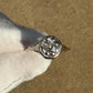 Art Deco .65ct Engagement Diamond Ring 18K White Gold IGI Certified Size 6.25