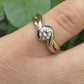 FRED 18K Yellow & White Gold Diamond Ring – 0.30 Carat, IGI Certified, Size 5