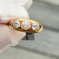 IGI Certified Art Deco Gypsy 14K Gold Old European Cut Diamond Ring 1.80 CTW