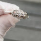 IGI Certified Vintage Platinum Diamond Ring 1.00 CTW Size 7.25