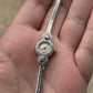 Exquisite Art Deco 14K White Gold & Diamond Ladies Cocktail Watch
