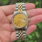 Rolex Datejust 36 Ref. 16233 Two-Tone 18k Gold SS Champagne Stick Dial L Series
