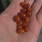 Beautiful Antique Amber Beads Lot 7.38 Grams