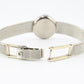 Vintage Omega 18K White Gold Ladies Diamond Dress Watch